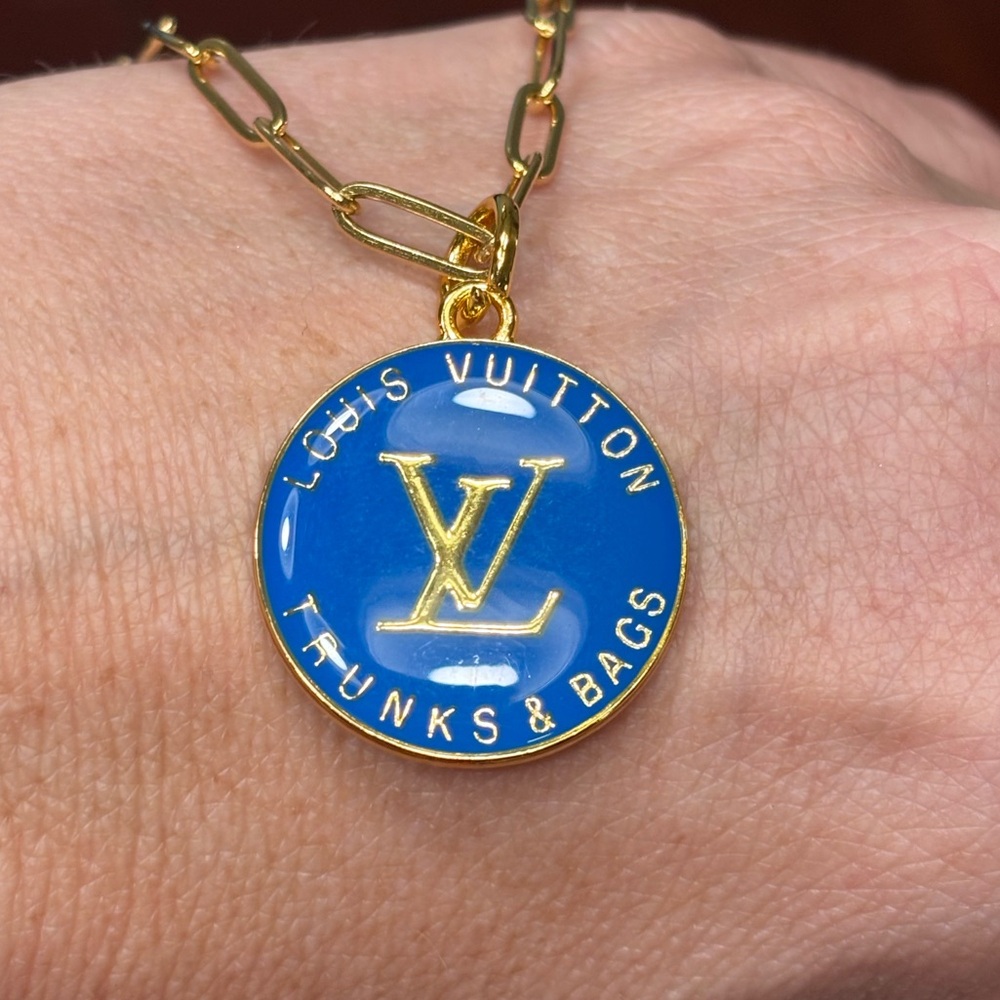 Louis Vuitton Charm up-cycled on unbranded chain